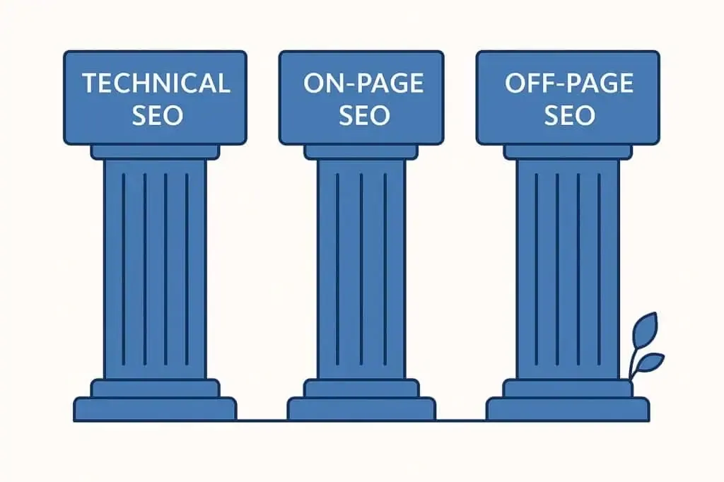 Los tres pilares del SEO