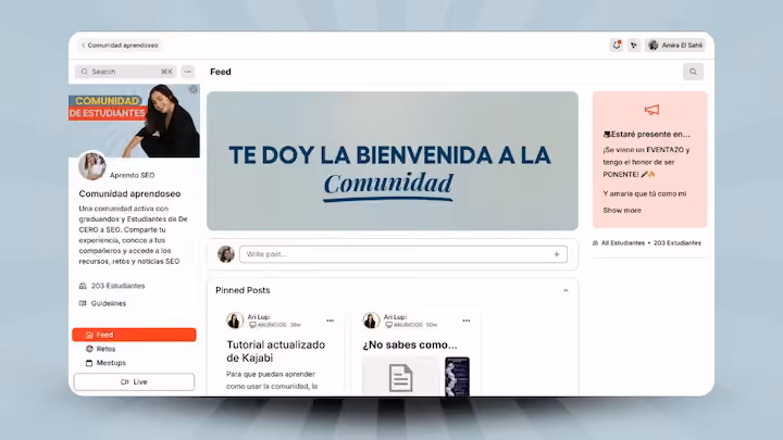 Comunidad privada de estudiantes del Diplomado