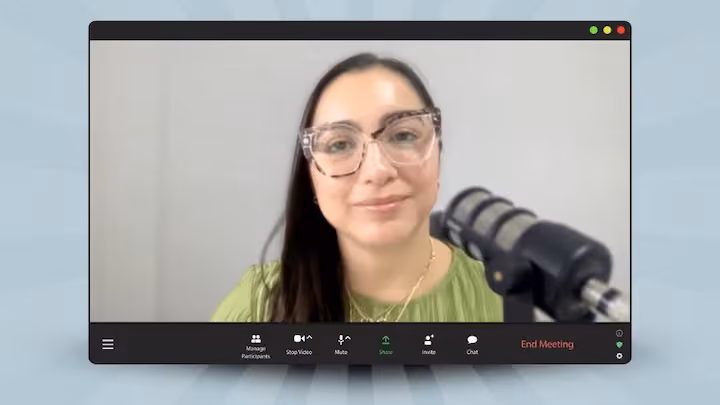 Sesión de mentoría en vivo por Zoom