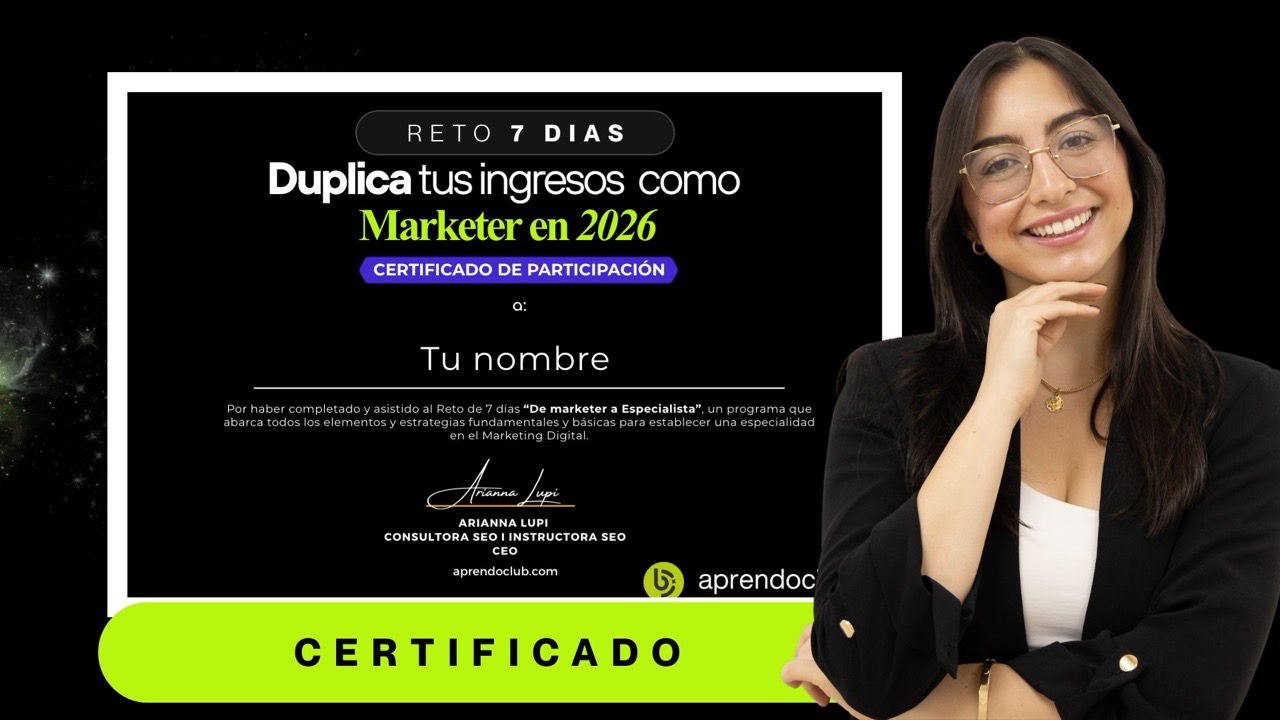 Tu Certificado de participación